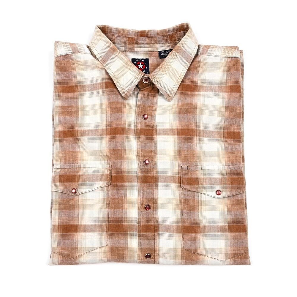 Panhandle Slim Men's 2XL‎ Plaid Pearl Snap Western Shirt Cowboy XXL EUC - Picture 10 of 10